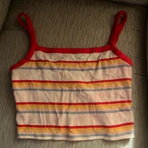 Cami top. PAC sun size small. Stretchy. Comfortable. Crop top